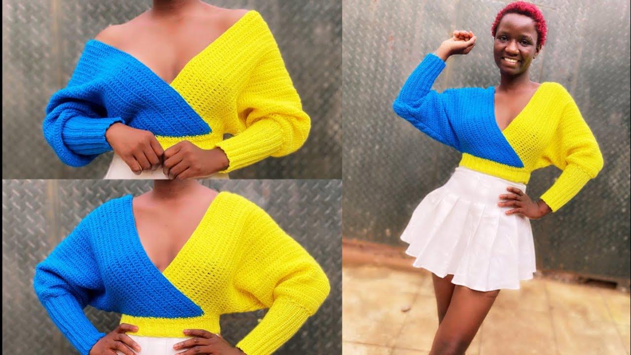 How to crochet a wrap top/ crochet top/ Beginner friendly