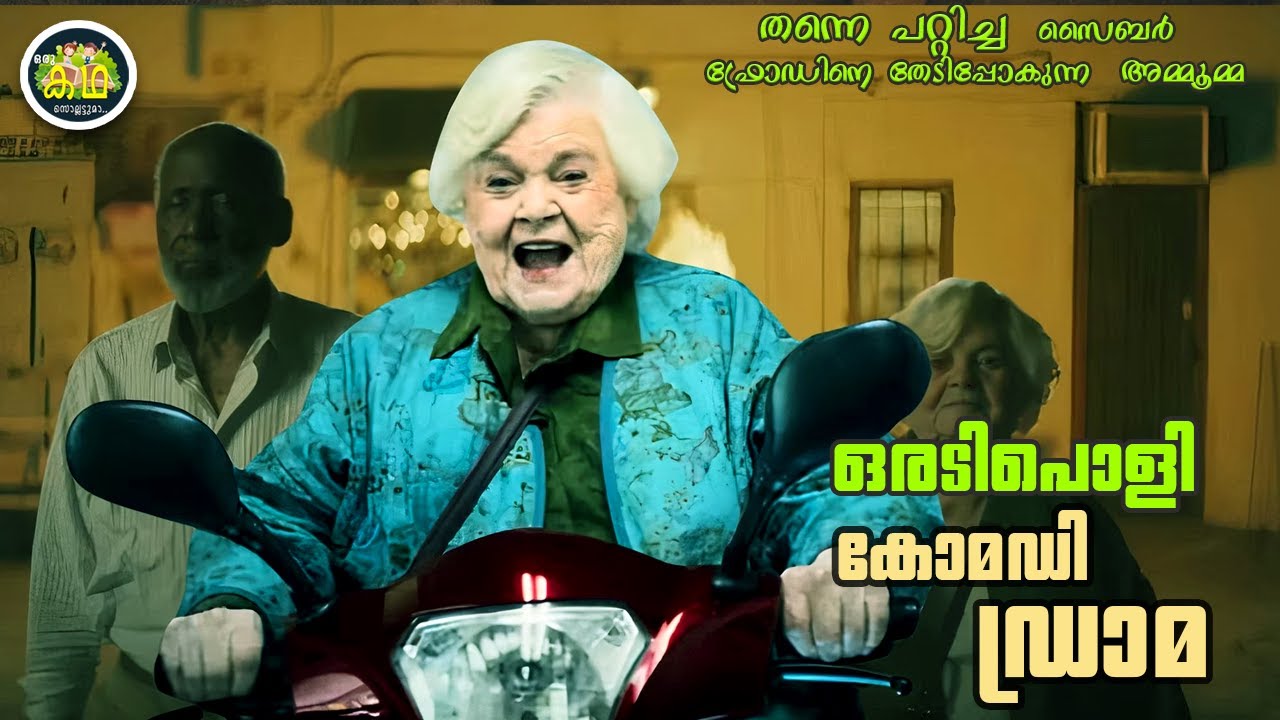 തന്നെ പറ്റിച്ച  സൈബർ ഫ്രോഡിനെ തേടിപ്പോകുന്ന  അമ്മൂമ്മ....അടിപൊളി കോമഡി  ഡ്രാമ....