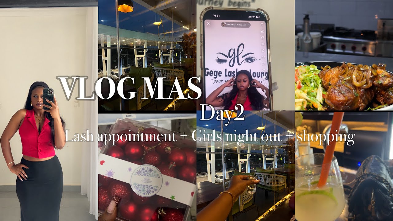 VLOGMAS ДЕНЬ 2✨ Запись на процедуру наращивания ресниц + девичник + шопинг и многое другое