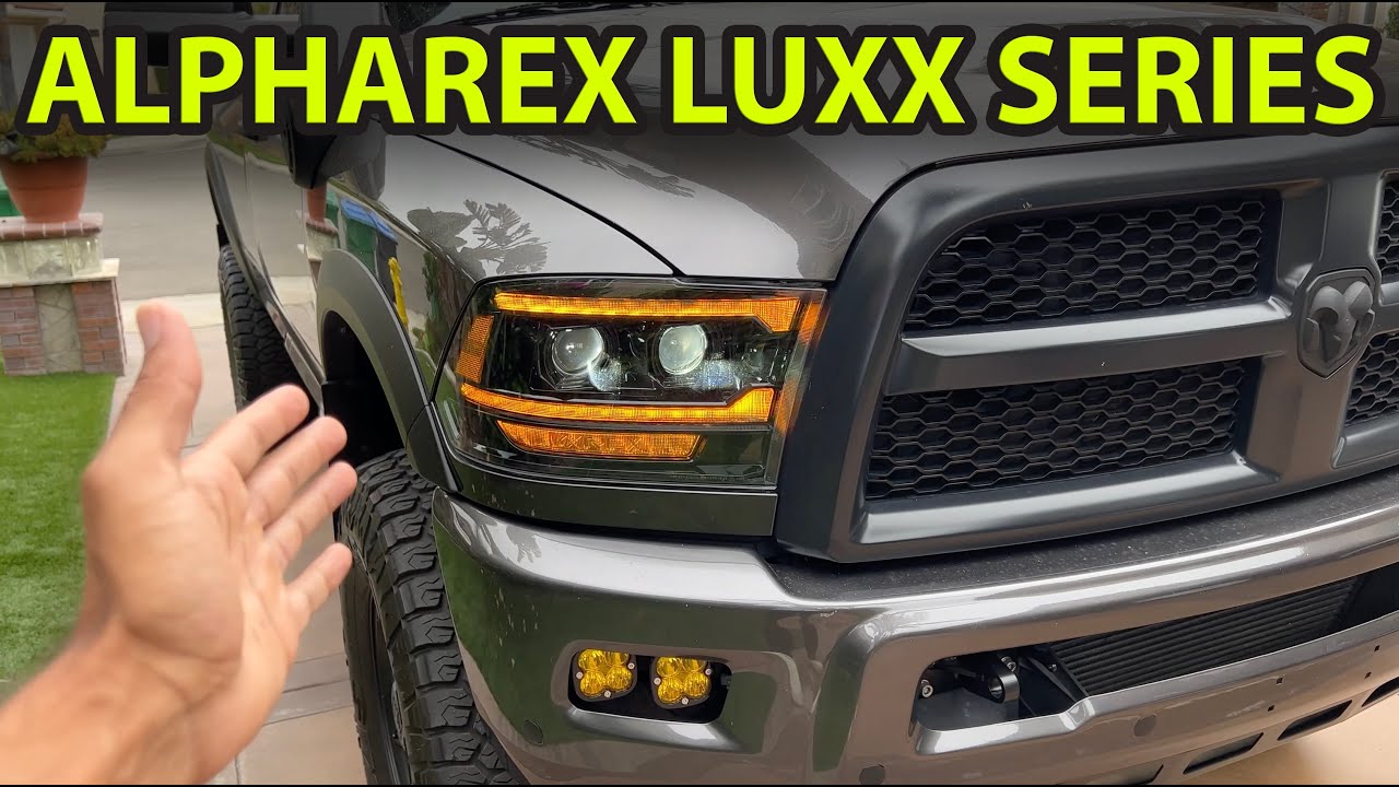 AlphaRex Luxx Series 5th Gen Style Headlights - RAM 1500 2500 3500