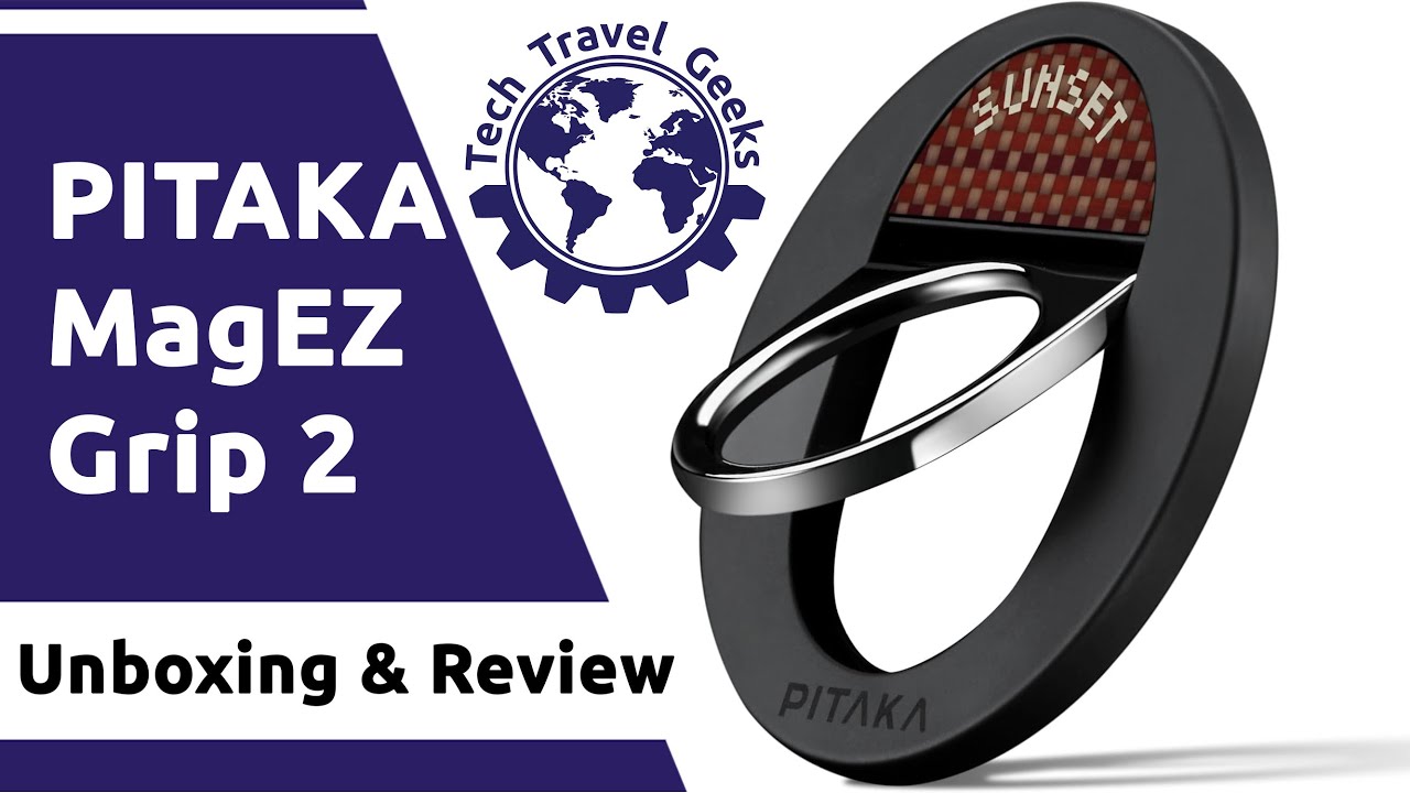 PITAKA Sunset MagEZ Grip 2 Magsafe Magnetic Grip Ring Holder - Unboxing & Review 