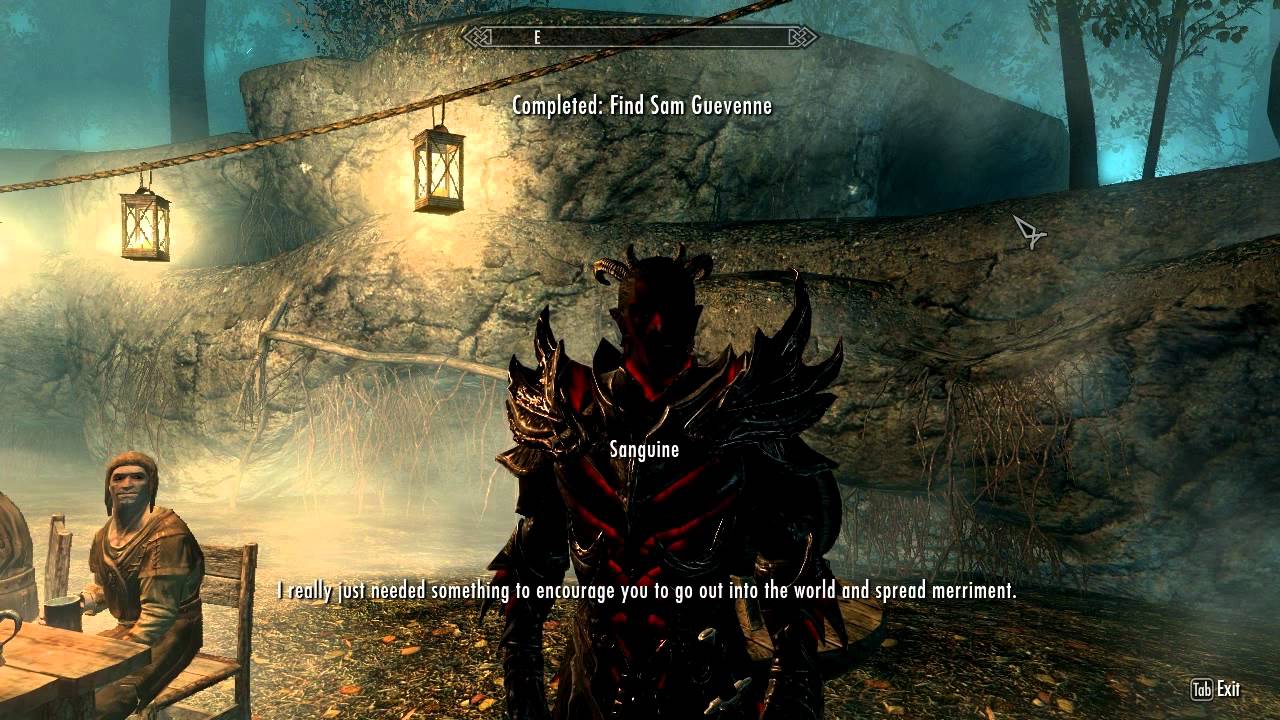 The Elder Scrolls V: Skyrim - Meeting Sanguine