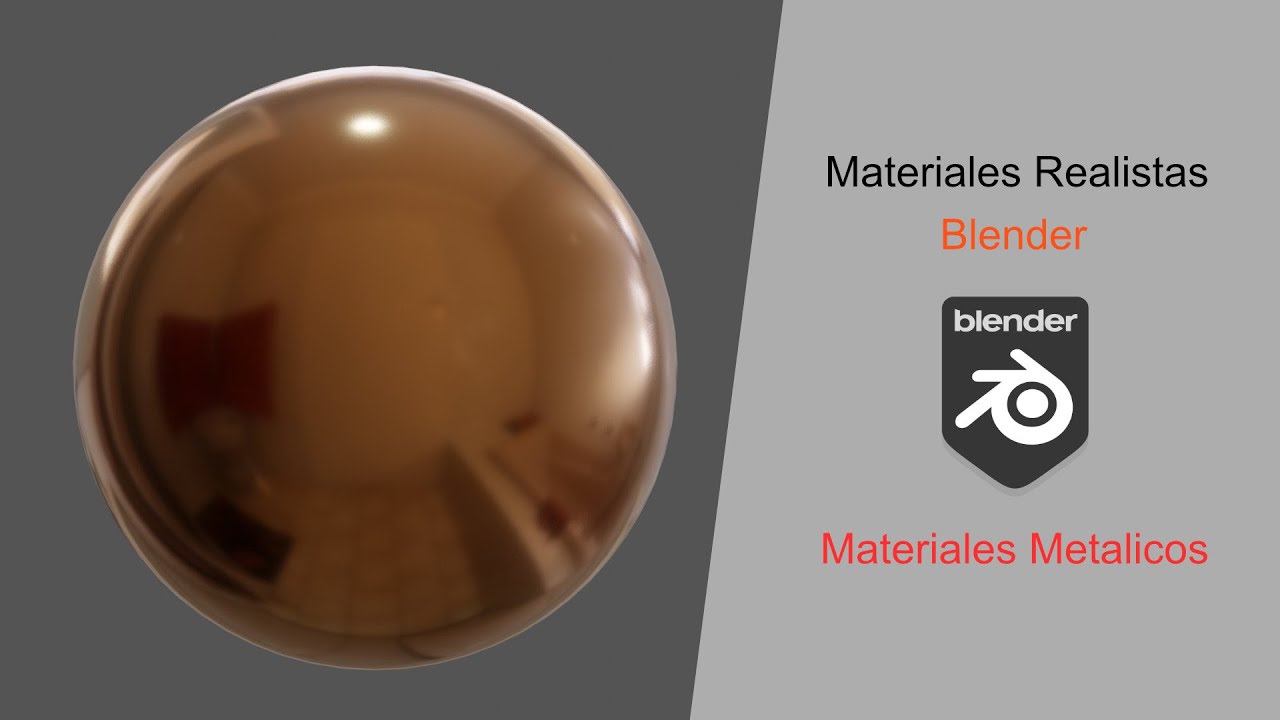 Blender 2.9 - Materiales realistas Ep.6 - Metales.