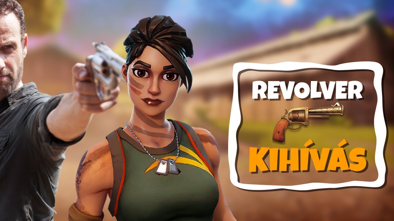REVOLVER KIHÍVÁS! | A RICK GRIMES TESZT! (Fortnite Battle Royale)