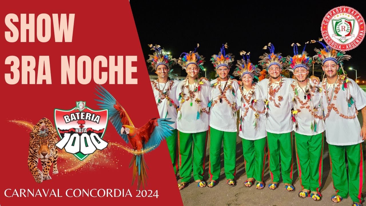 Show Tercera Noche de Carnaval de Concordia 2024