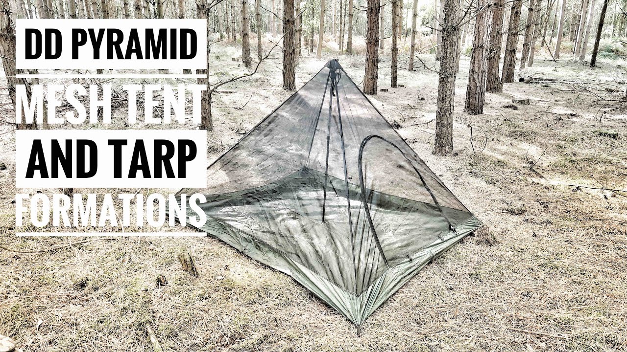 DD pyramid mesh tent & tarp formations