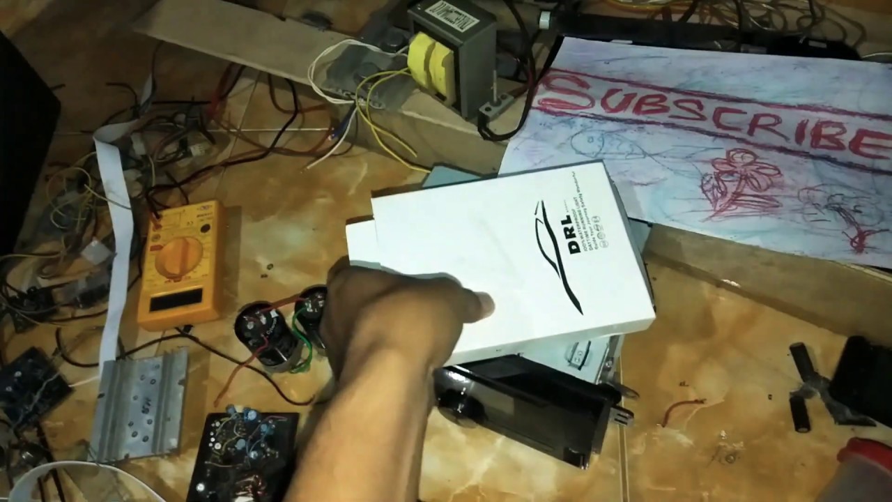 cara pasang lampu DRL mobil