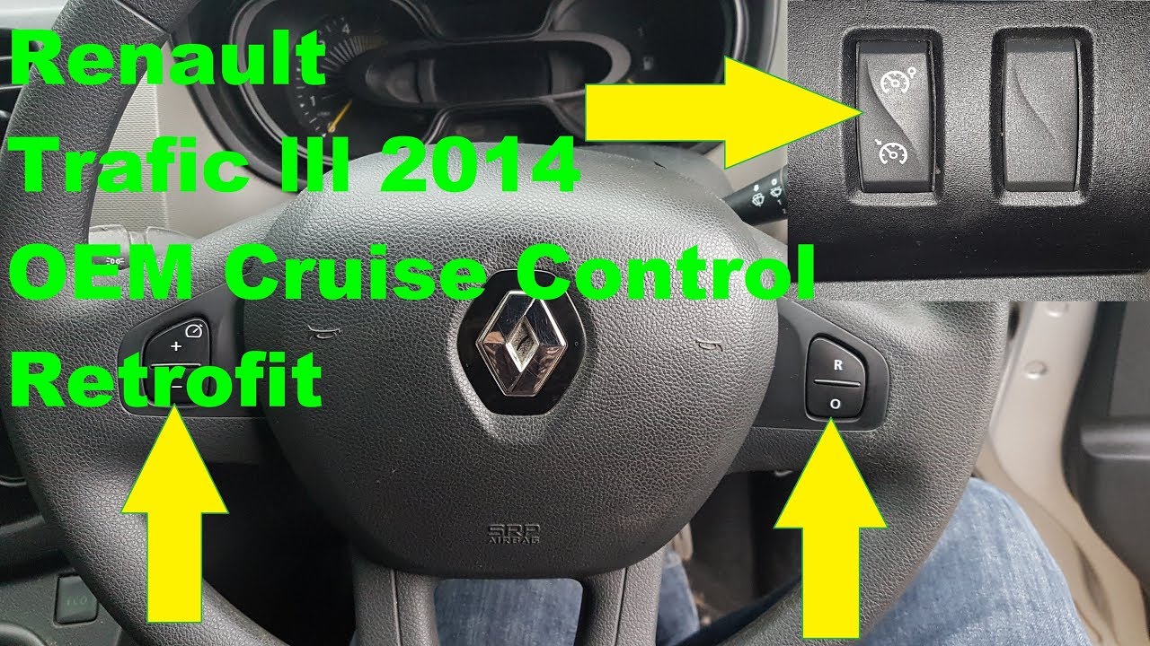 Renault Trafic 3 genuine cruise control retrofit! Including coding!