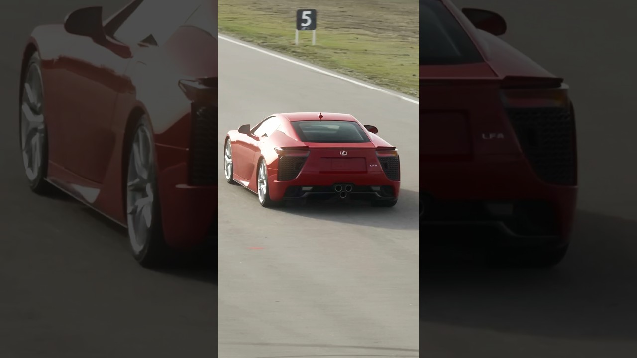 Just enough exhaust note to make you want more. #LexusLFA #TBT