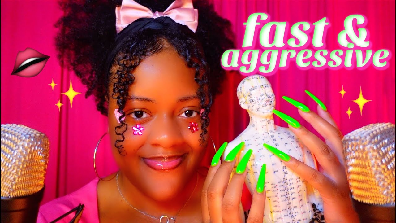 ASMR | Fast & Aggressive Mouth Sounds & Tapping at 100% Sensitivity 🤤 (SO GOOD!!!)