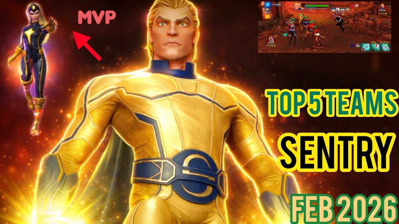 Best Teams to Beat Sentry | Marvel Strike Force Battleworld Feb 2026 Guide