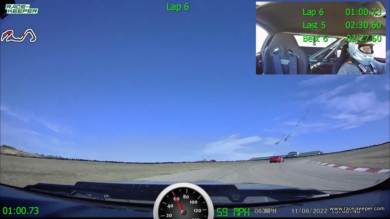 BOSSECA at MSR Cresson 3.1 w' The Driver's Edge Chasing Red Corvette