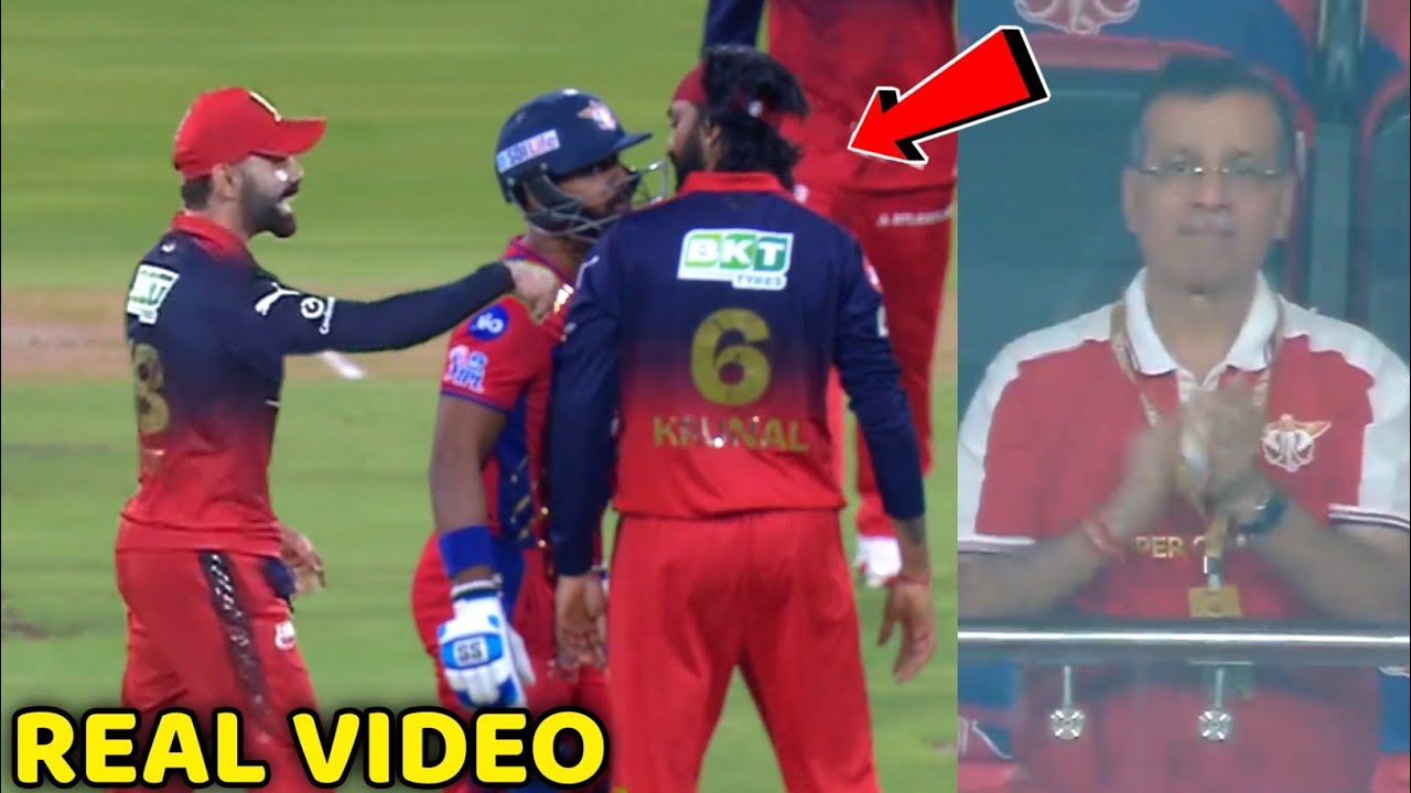 Virat Kohli Involved When Nicolas Pooran Fight With Krunal Pandya Scared Everyone | RCB vs LSG IPL