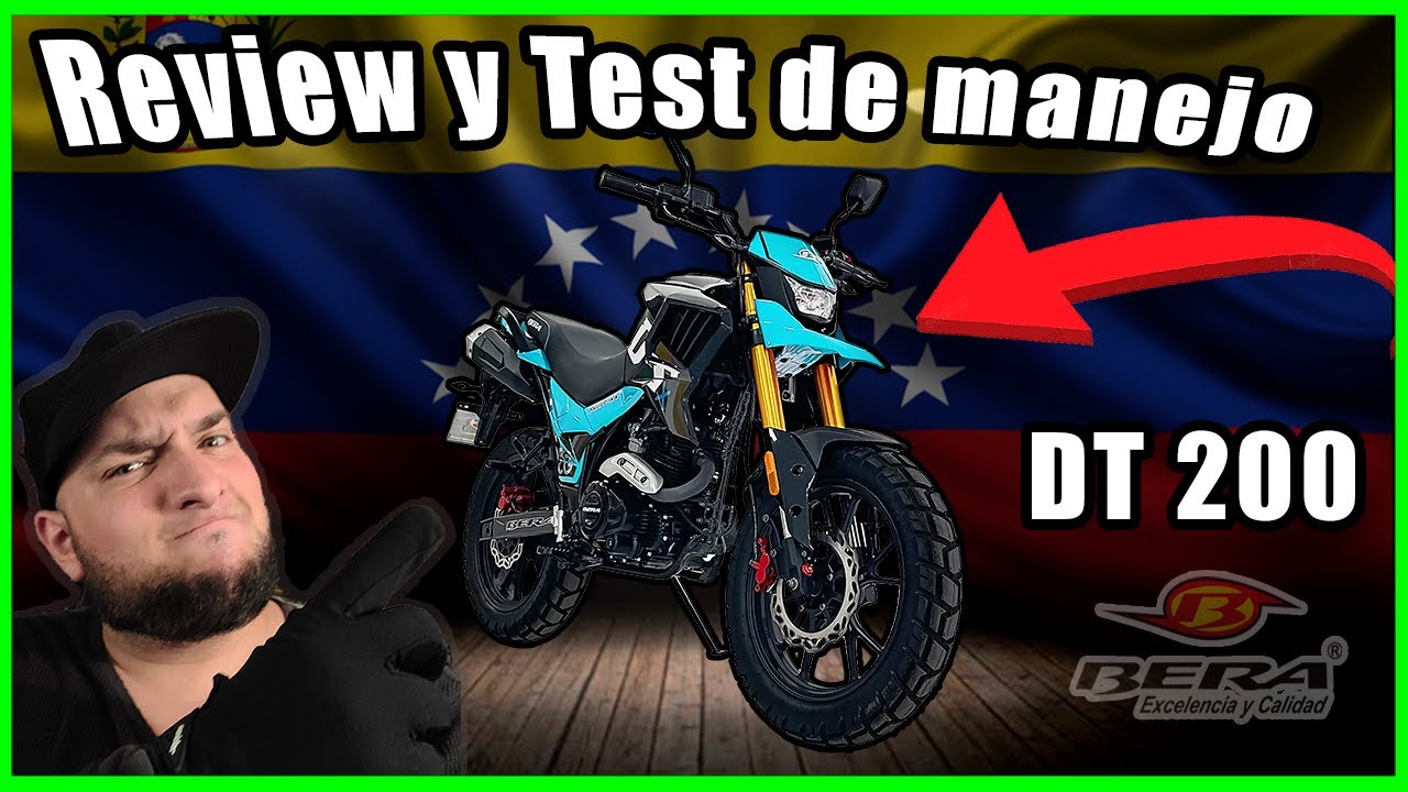 REVIEW y TEST de manejo BERA SUPER DT 200 | Primeras Impresiones | CARACAS VENEZUELA 2023 | MOTO