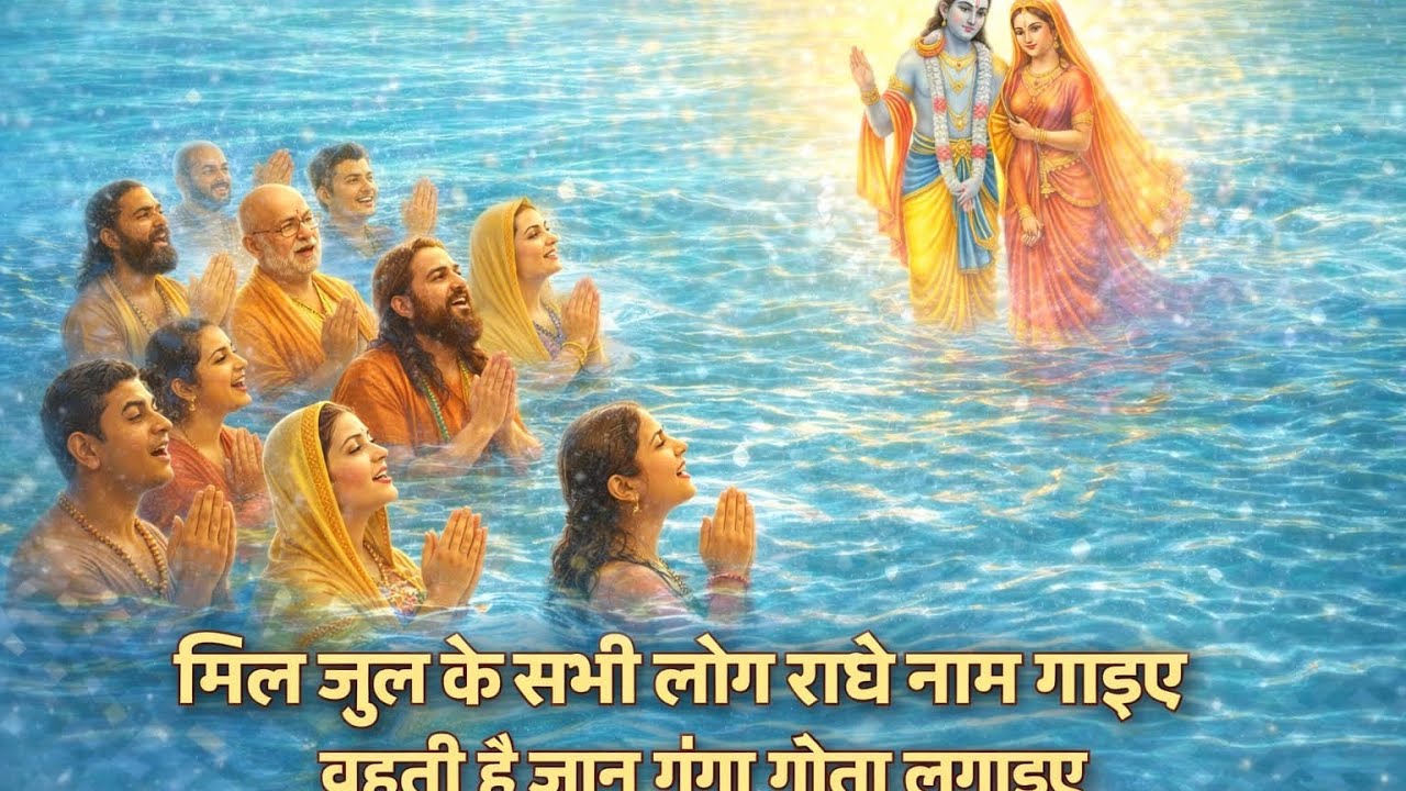 मिल जुल के सभी लोग राधे नाम गाइए | बहती है ज्ञान गंगा गोता लगाइए | Radhe Radhe Bhajan