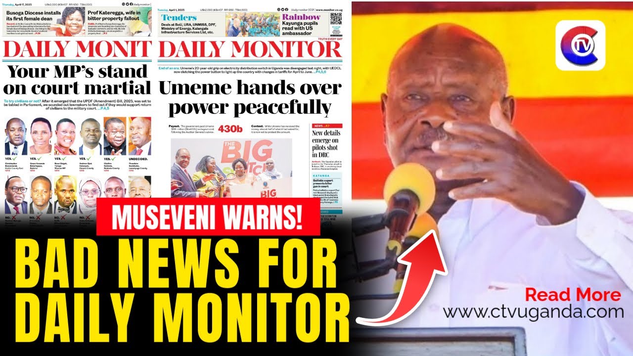 Museveni to Daily Monitor: Stop Your Rubbish – We’re Coming for You!
