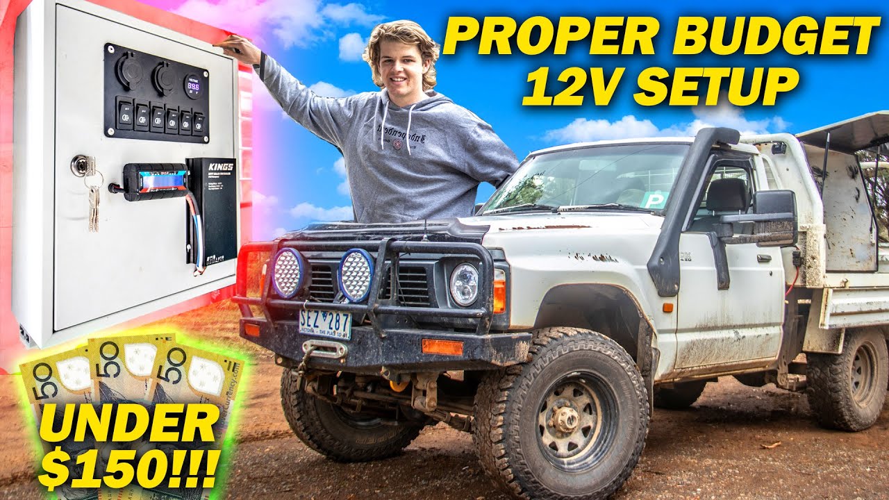 12 VOLT SETUP on a $150 BUDGET! BEST BANG FOR BUCK 4x4 12v SYSTEM!