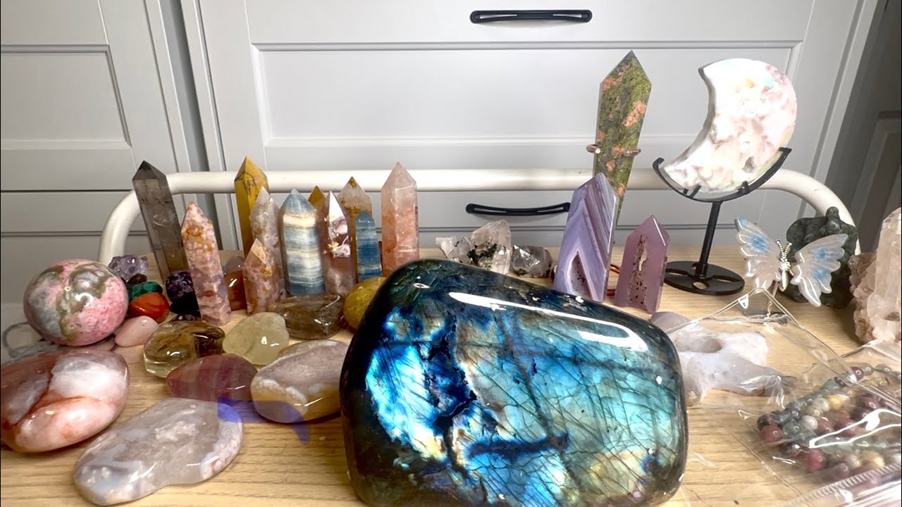 Unbox My FIRST Crystal Order with Me￼