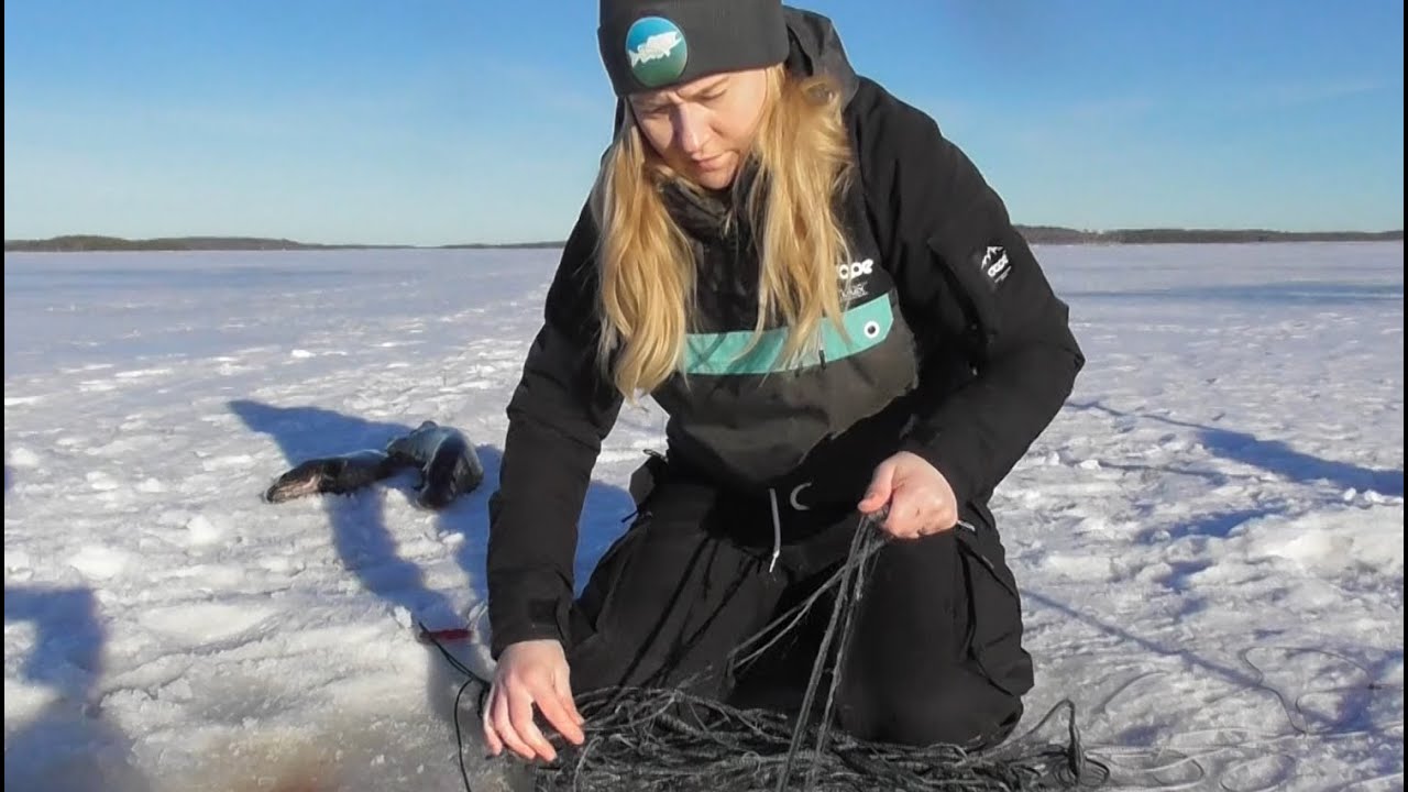 Nyt se sitten tapahtui 😃🐟 Talviverkoilla 23.3.2025