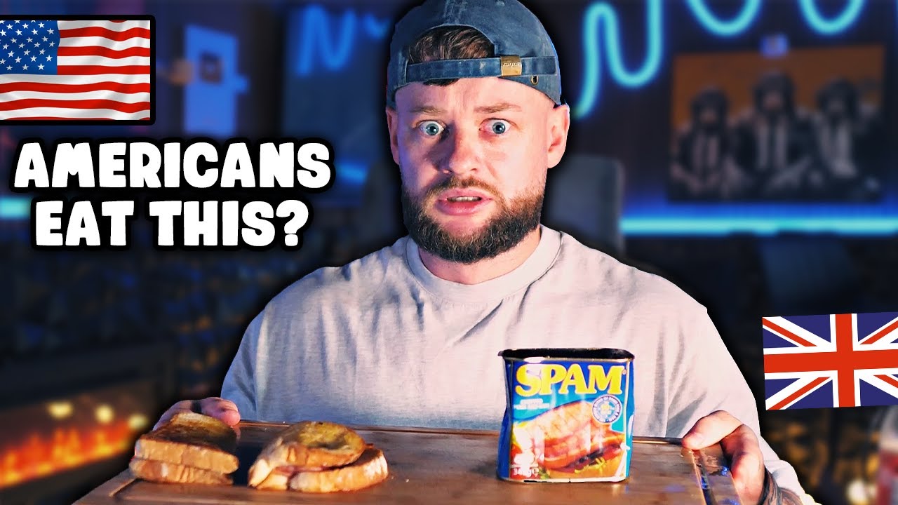 Brit's First Time Trying American SPAM (Spam Grilled Cheese)