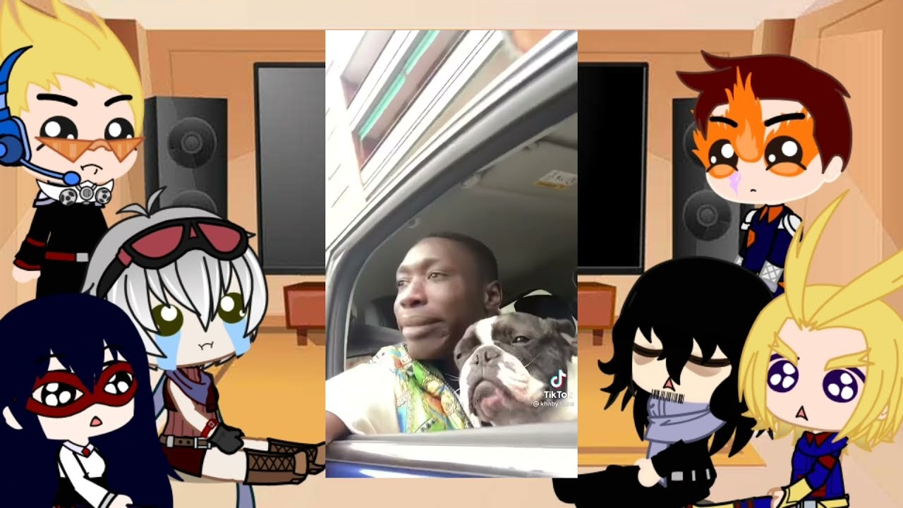 Pro Heroes and ???? React to khaby lame video