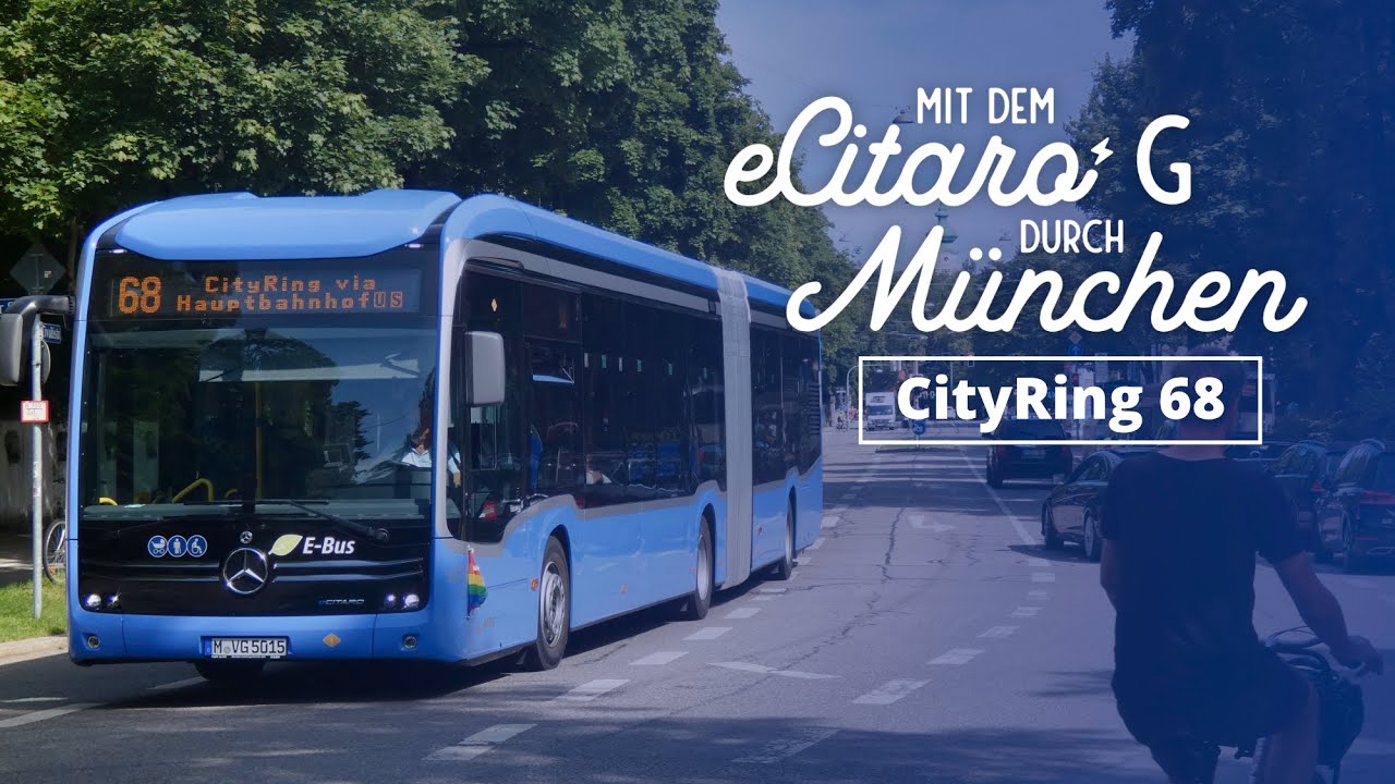 Mit dem eCitaro G durch München | Mercedes-Benz eCitaro G | MVG