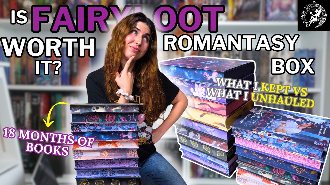 Стоит ли Fairyloot Romantasy Box того? ❤️‍🔥 Обзор 18-месячной подписки на Fairyloot Romantasy!