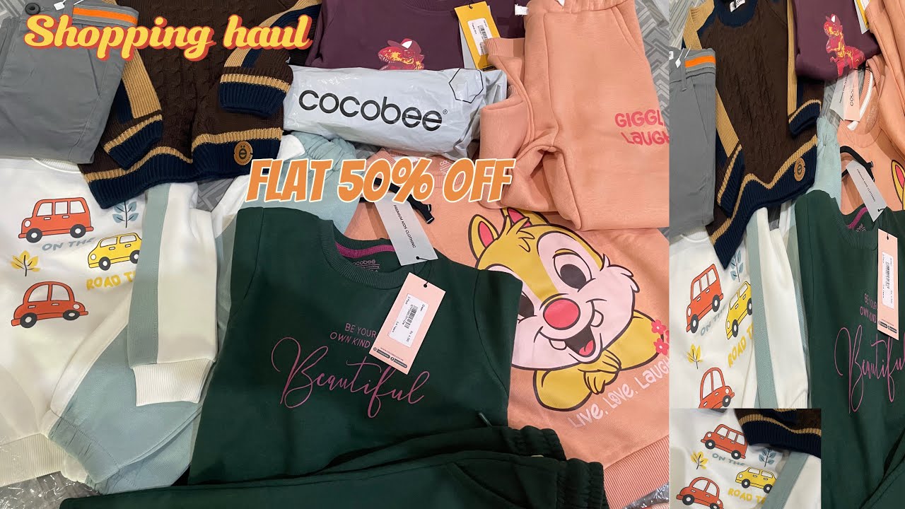 Cocobee winter sale Flat 50% off| My kids shopping haul #cocobee #onlineshopping #winterclothing