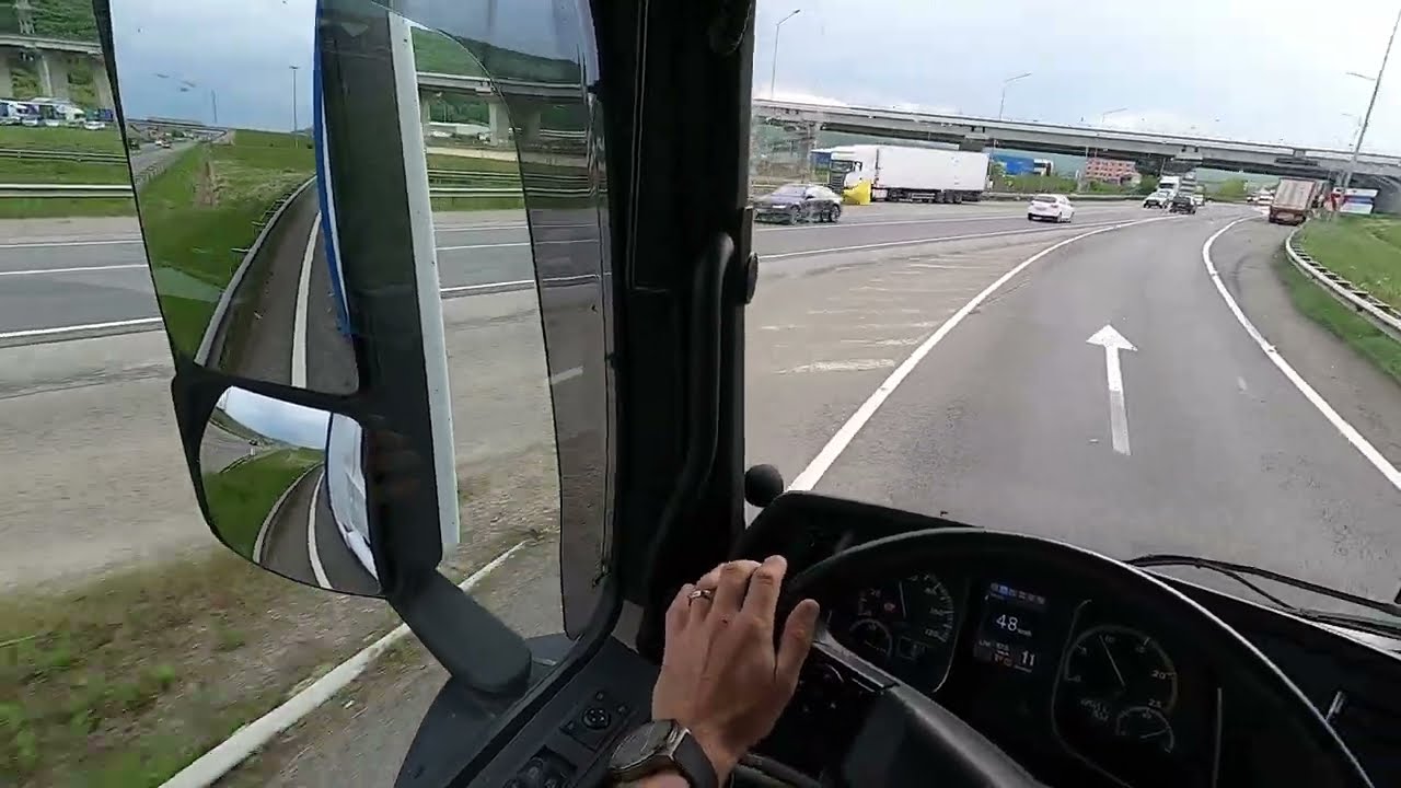 Prima cursa in camion !