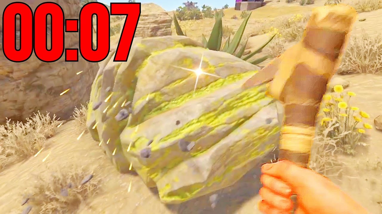 1 Hour To Get as Much Sulfur as Possible..
