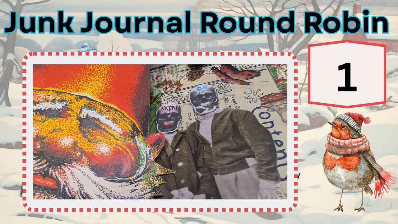 ДЕНЬ 1 | Круговой обзор журнала Junk Journal, осень 2025 г. #jjroundrobin @ChellesCreativeChaos2 ...