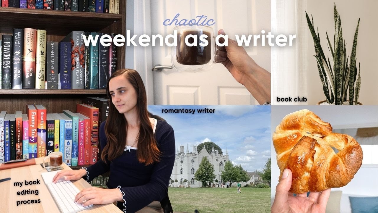 days in my life as a writer 📝 how I edit my novel (writing vlog)