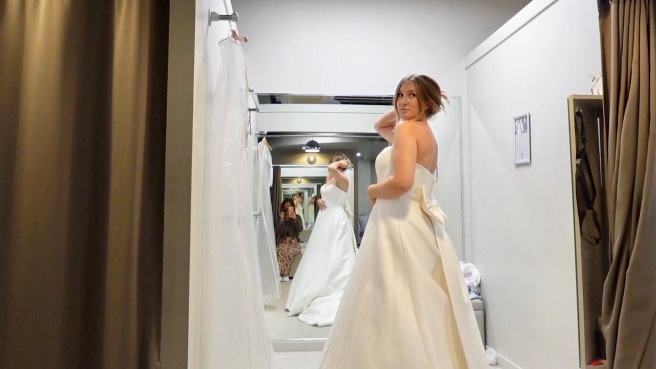 come wedding dress shopping with me!