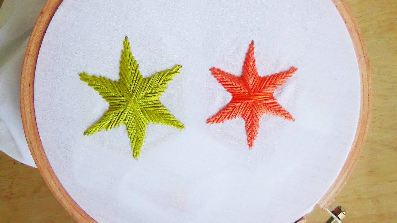 Hand Embroidery: Star Stitch