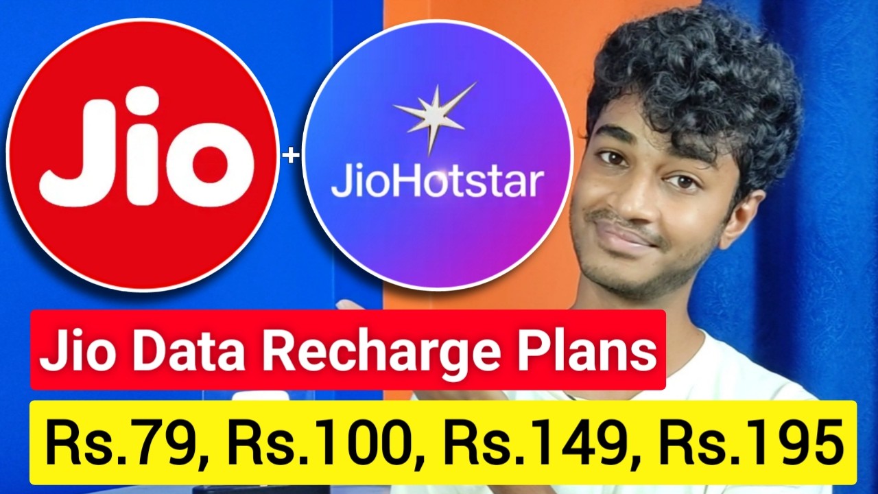 Jio Data Recharge Plans with JioHotstar Subscriptions