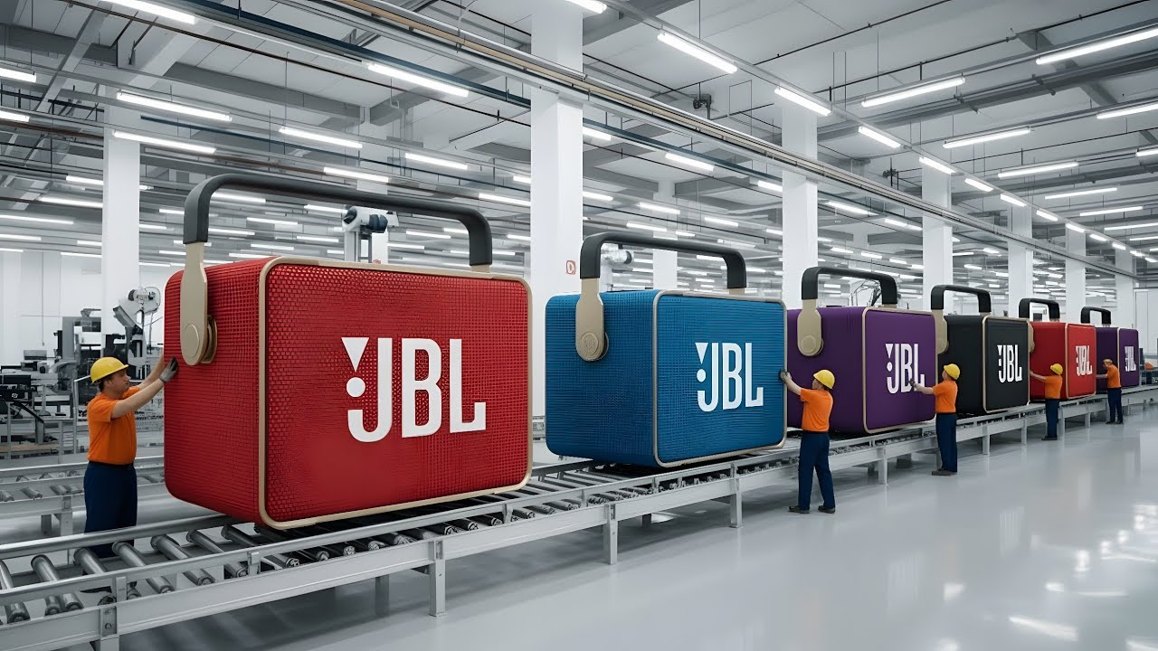 Inside JBL Authentics 300 Production Line | How Premium Retro Bluetooth Speakers Are Built