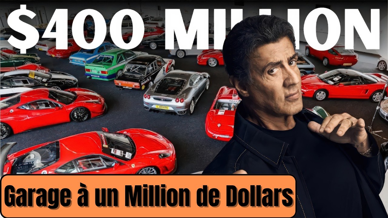 Aper&ccedil;u de la collection de voitures &agrave; 400 millions $ de Rambo