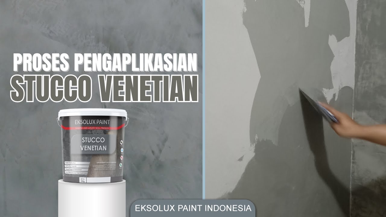 Proses Pengaplikasian Cat Dekoratif Stucco Venetian | Venetian Painting Walls