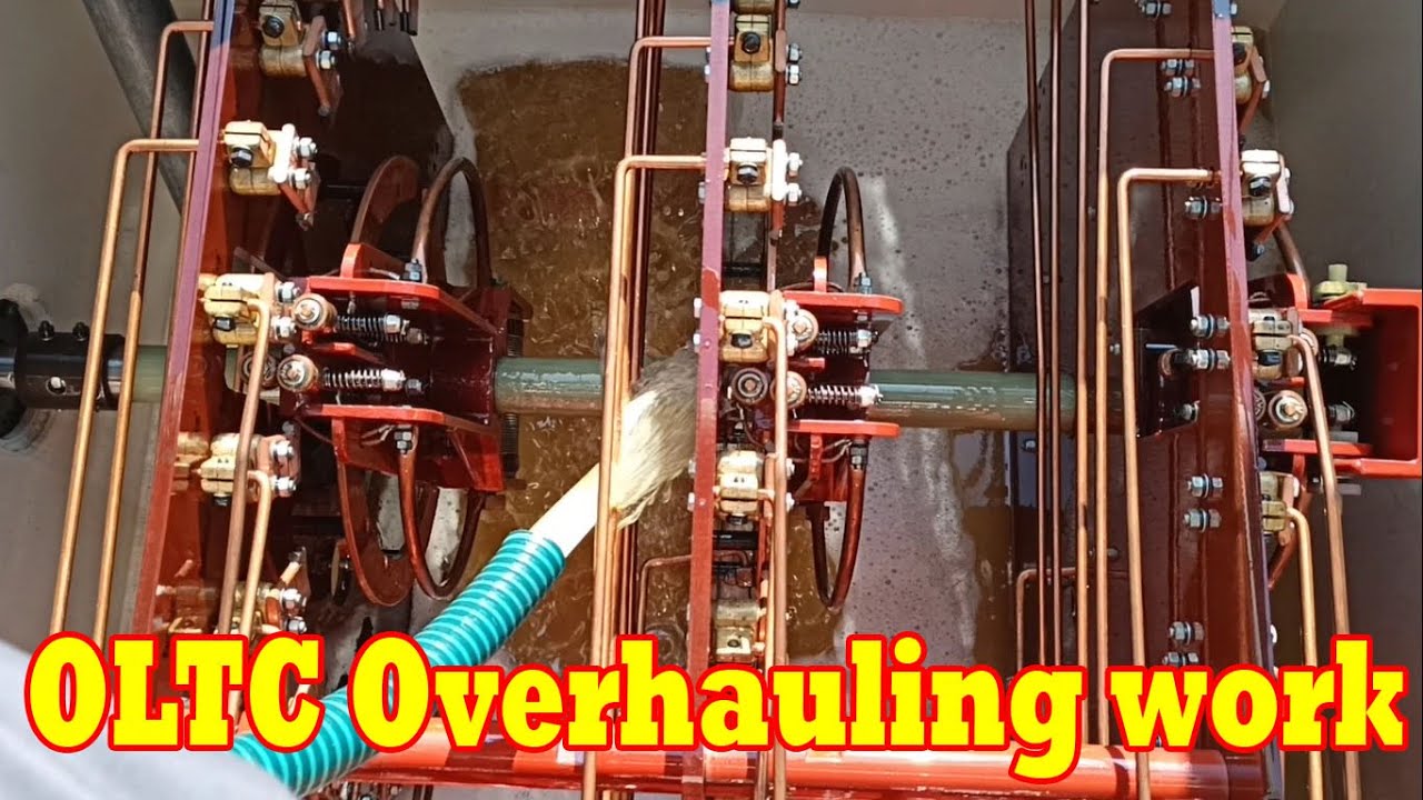 On Load Tap Changer Overhauling work in Substation || 66KV Substation || 15MVA Transformer OLTC