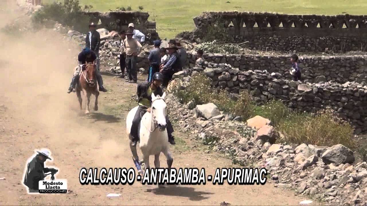 CARRERA DE CABALLOS  CALCAUSO - ANTABAMBA - APURIMAC