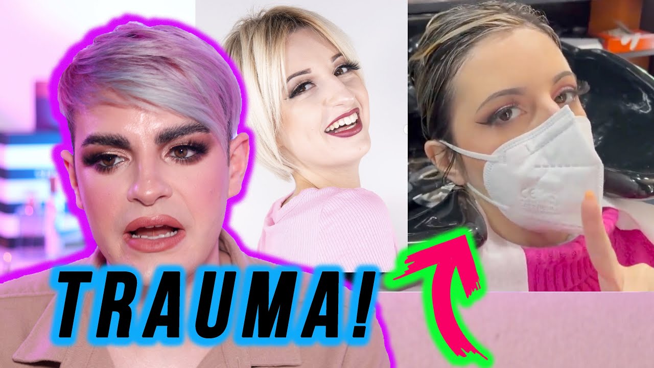 PARRUCCHIERE REAGISCE AI CAPELLI DI ARIENNE MAKEUP! || NIKOOOLASH