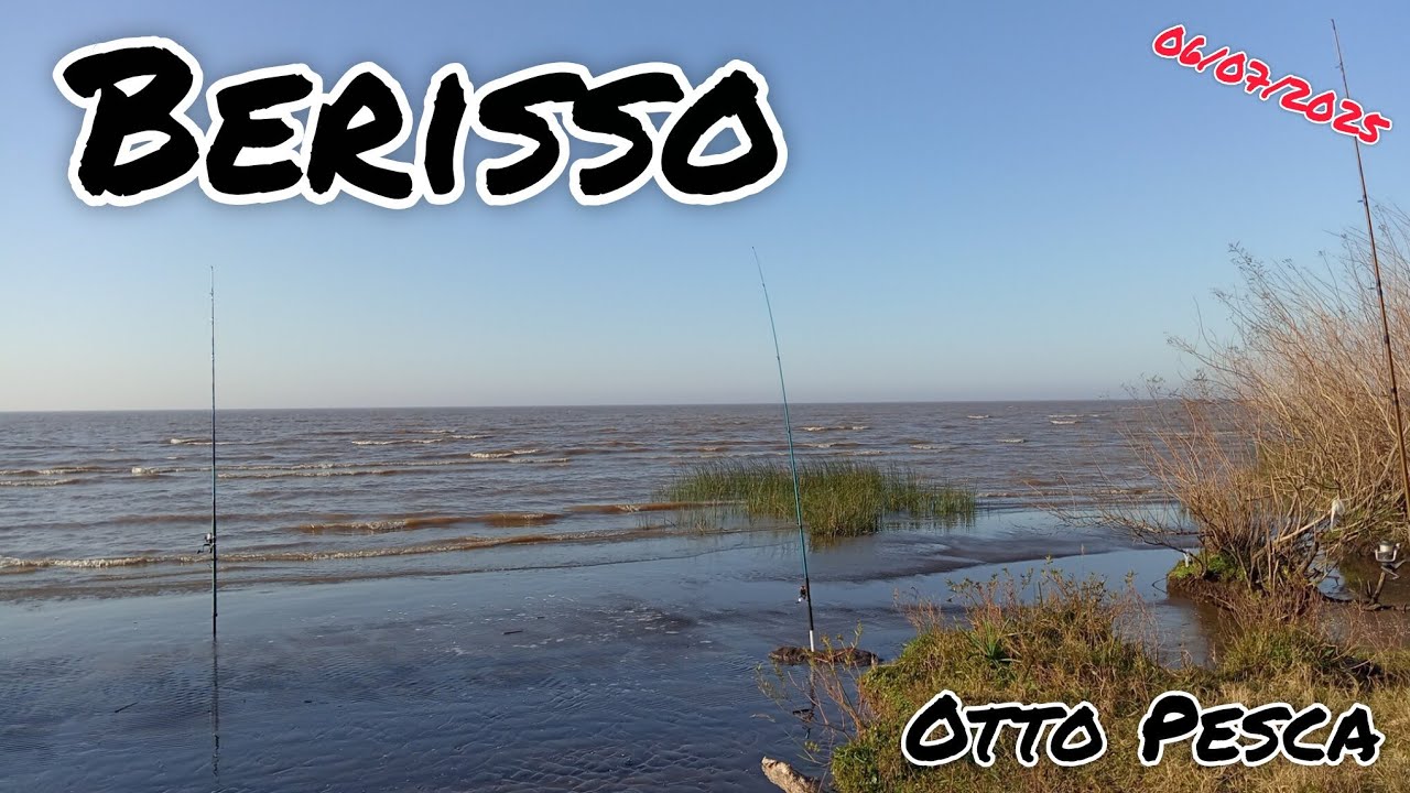 🇦🇷 Pesca de costa en Berisso #riodelaplata #pesca 