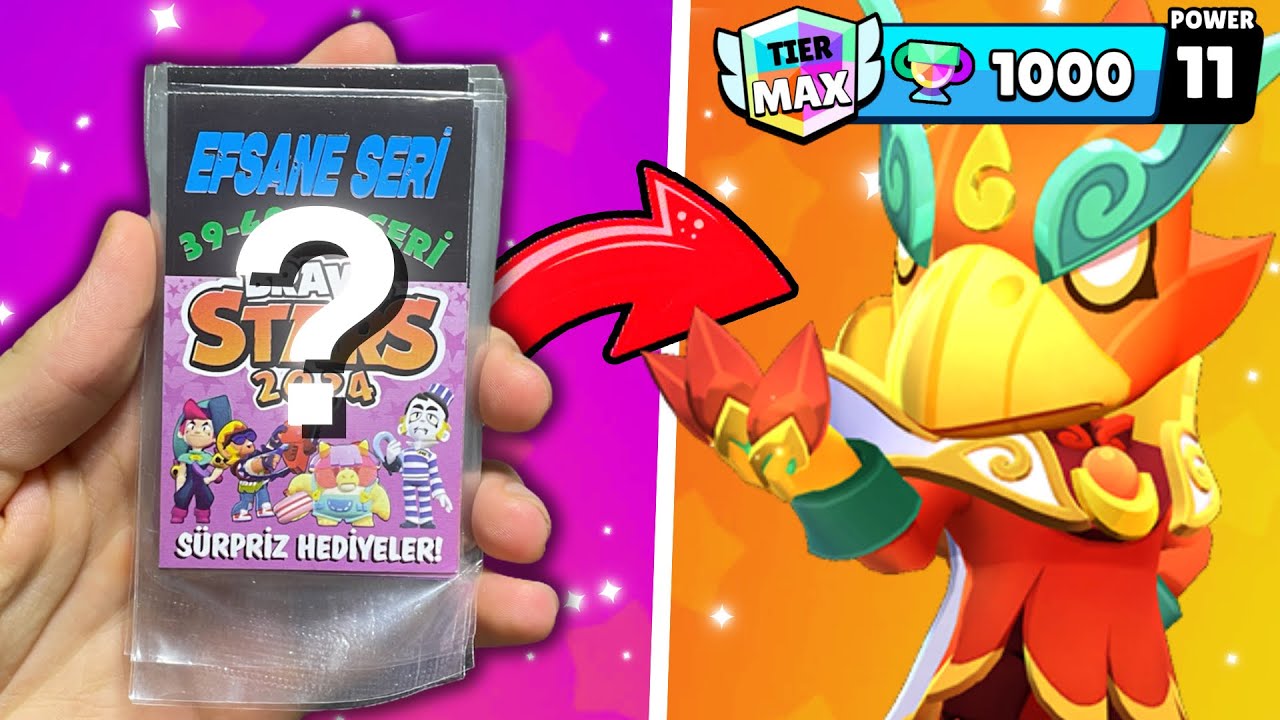 BAKKAL KARTLARINDAN ÇIKAN KARAKTERLERİ 50 RÜTBEYE KASIYORUM!! / BRAWL STARS