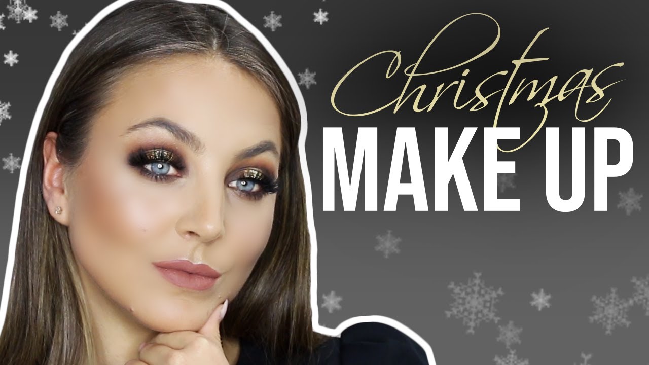 Gold & Nude 🌟 Weihnachts Make Up Tutorial deutsch | Schicki Micki