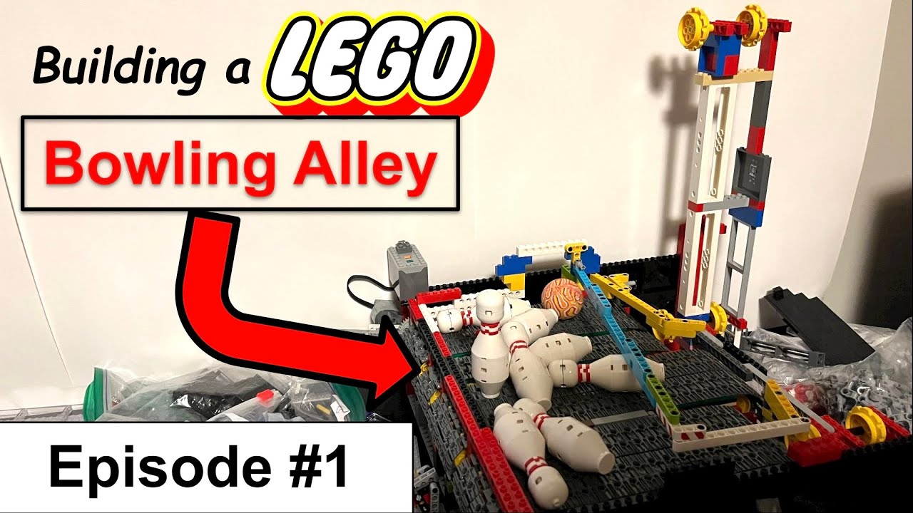 Сборка пинсеттера для боулинга LEGO Bowling Alley Pinsetter Cycler — Эпизод: 1