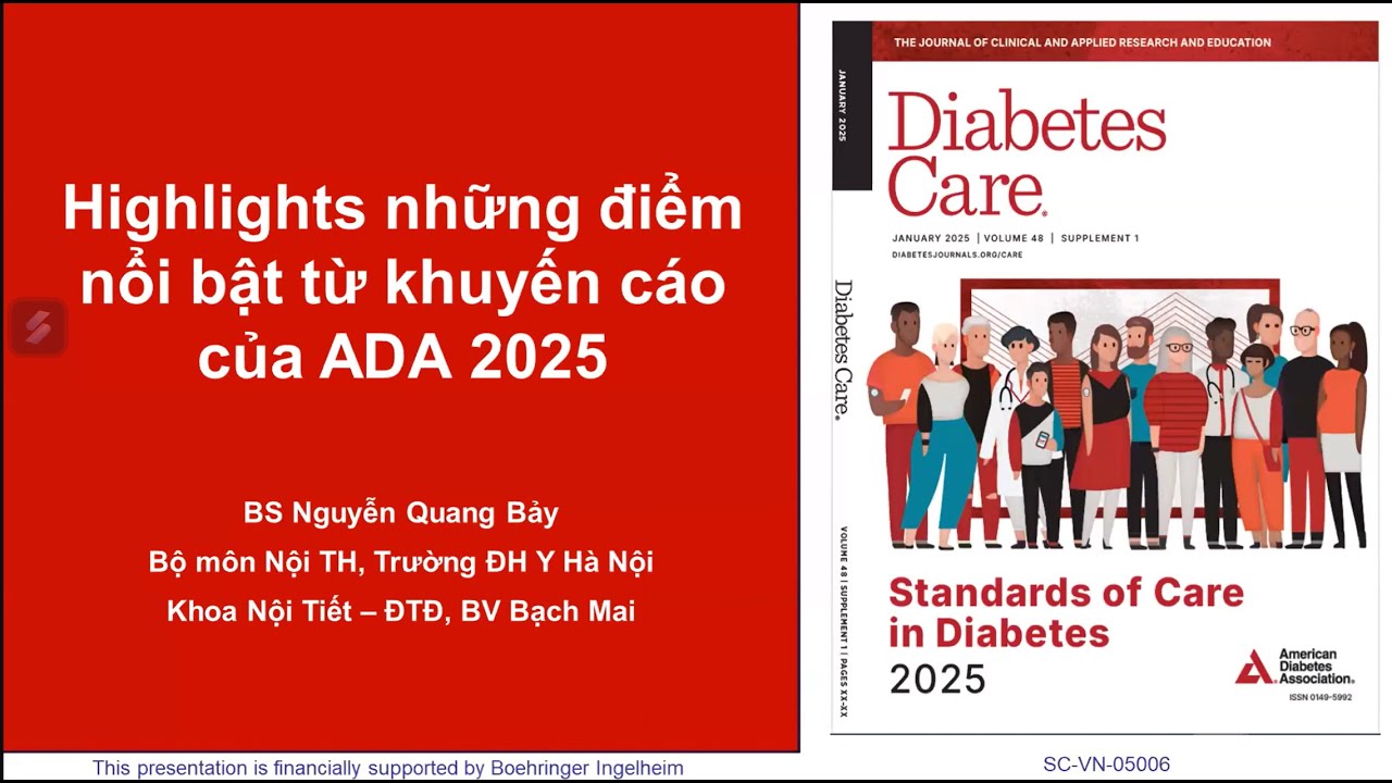 [ADA 2025] HIGHLIGHTS NHỮNG ĐIỂM NỔI BẬT TỪ KHUYẾN C&Aacute;O CỦA ADA 2025