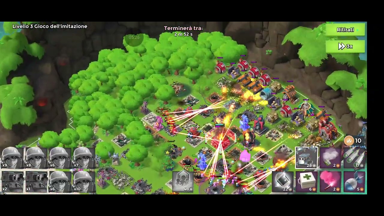 Boom Beach, Imitation Game, Levels 54-60, No Prototroops, Part 1/2