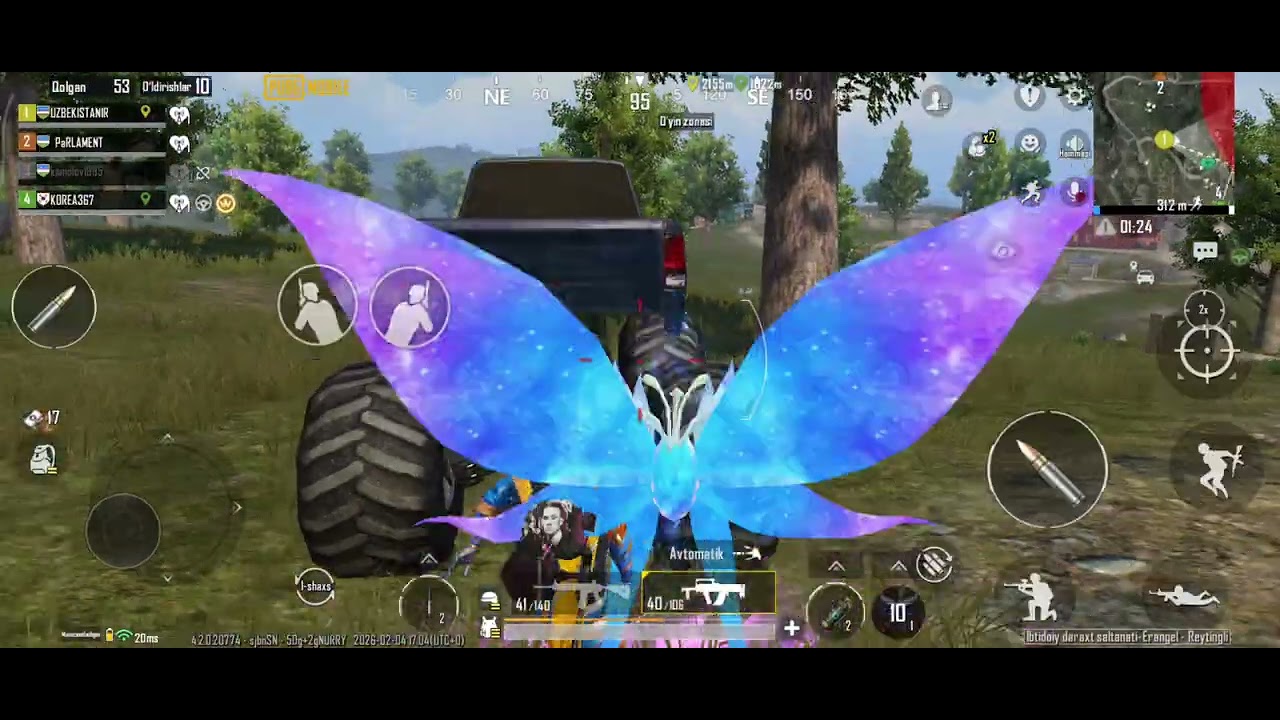 PUBG MOBILE 4:2 Versiya LAYK BOSIB keltilar 