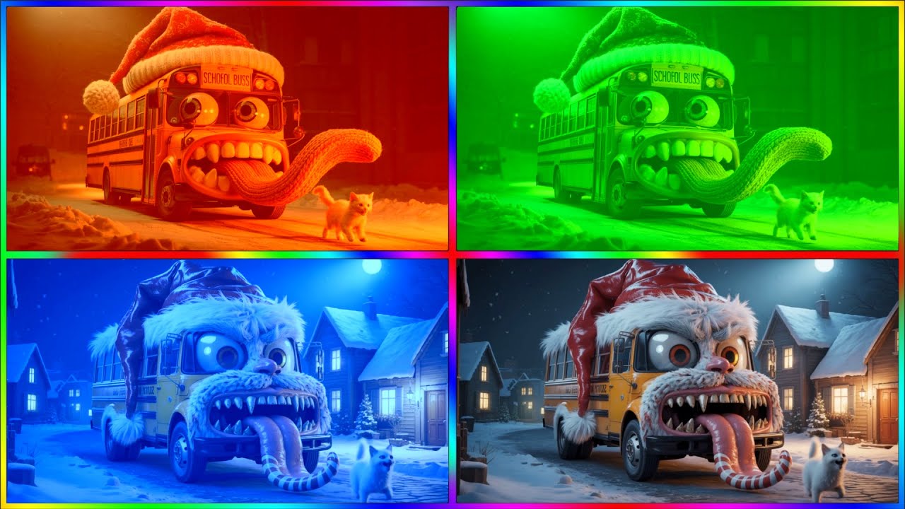 🚌MEGA SCHOOL BUS EATER🎶CoffinDance Song #100