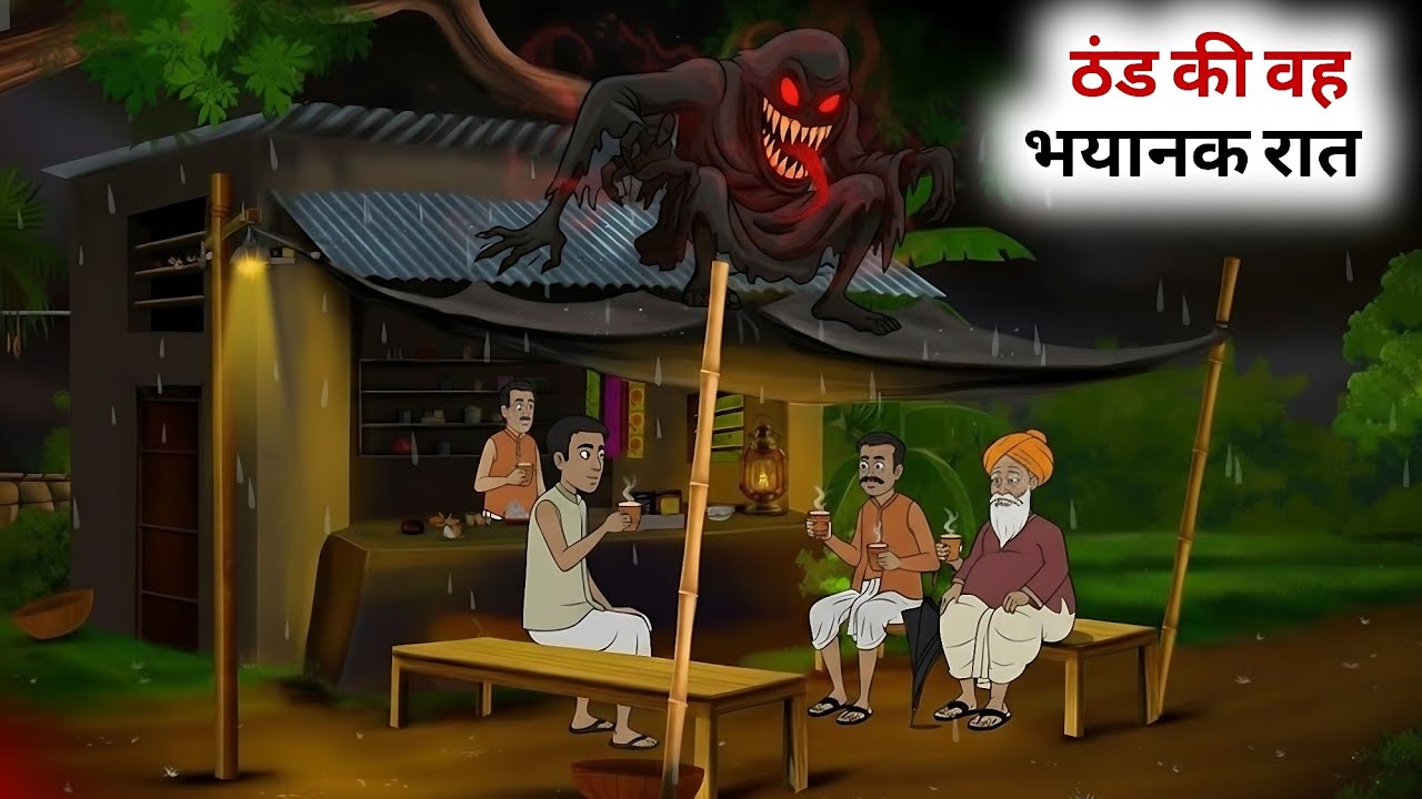 👻गांव की ठंड की वह डरावनी रात | Hindi Kahani | Horror Story | Bhoot Ki Kahaniya | Hindi Cartoon👻